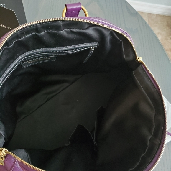 SOLD ⚜ Yves Saint Laurent purple leather Muse bag - Picture 6 of 8